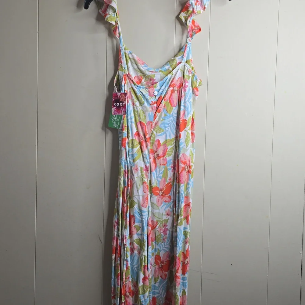 Roxy Daydreamer Floral Maxi Sundress  Medium